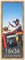 16x36 Thin Bamboo Picture Frame with UV-Resistant Acrylic & Acid Free Backing, Available in 2 Finishes - Gold and Brown